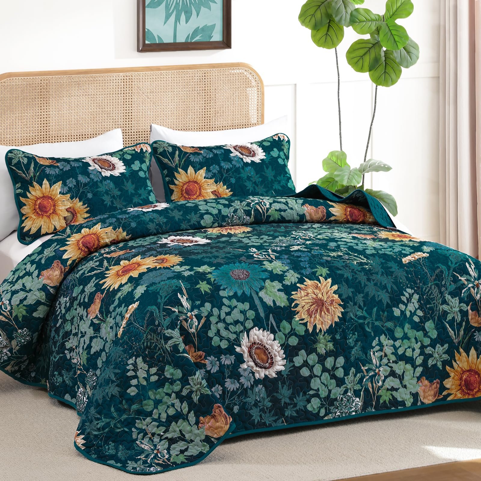 FlashBin Sunflower Quilt Set XR10AC082032K3U-J - Image 2