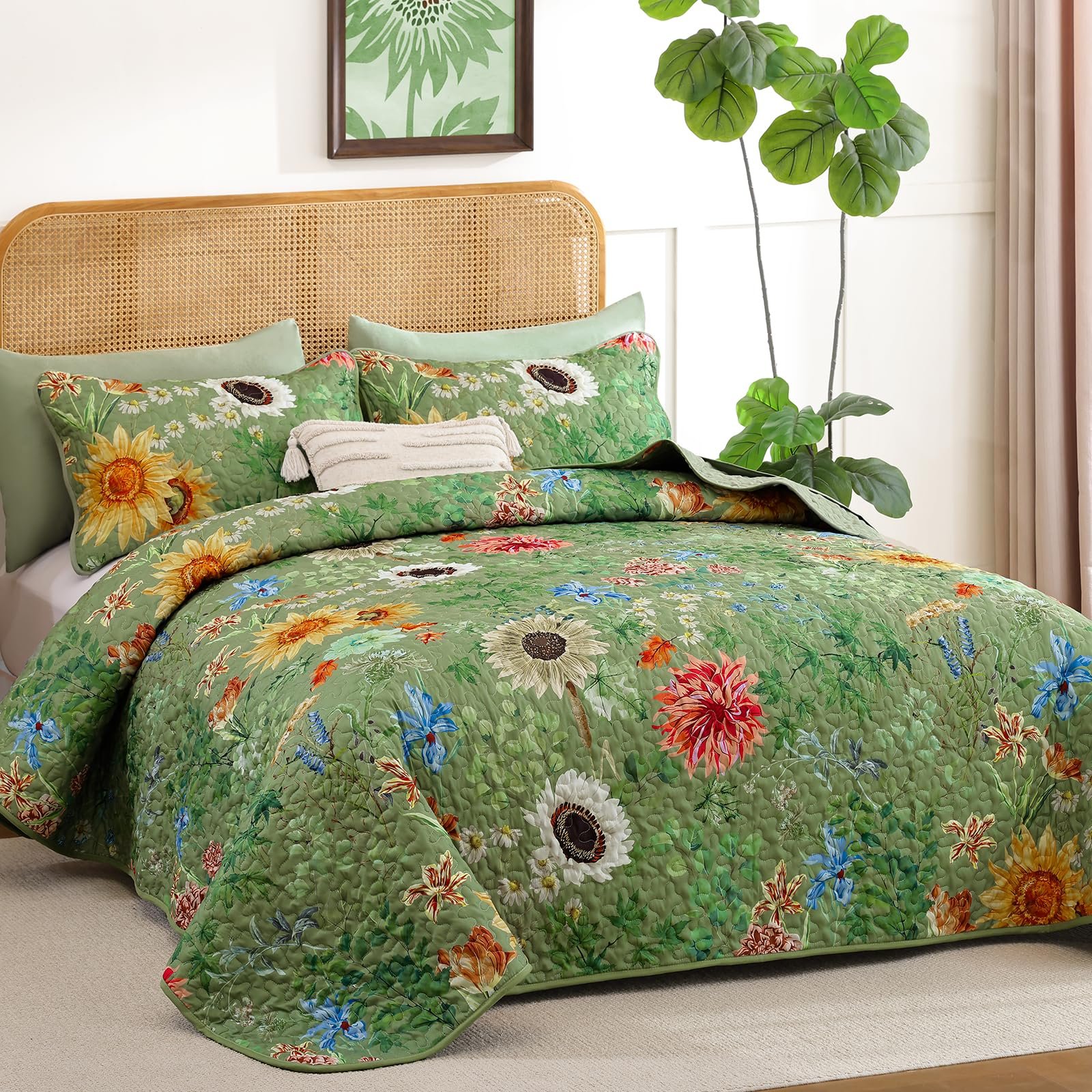 FlashBin Sunflower Quilt Set XR10AC082031AF-J - Image 2