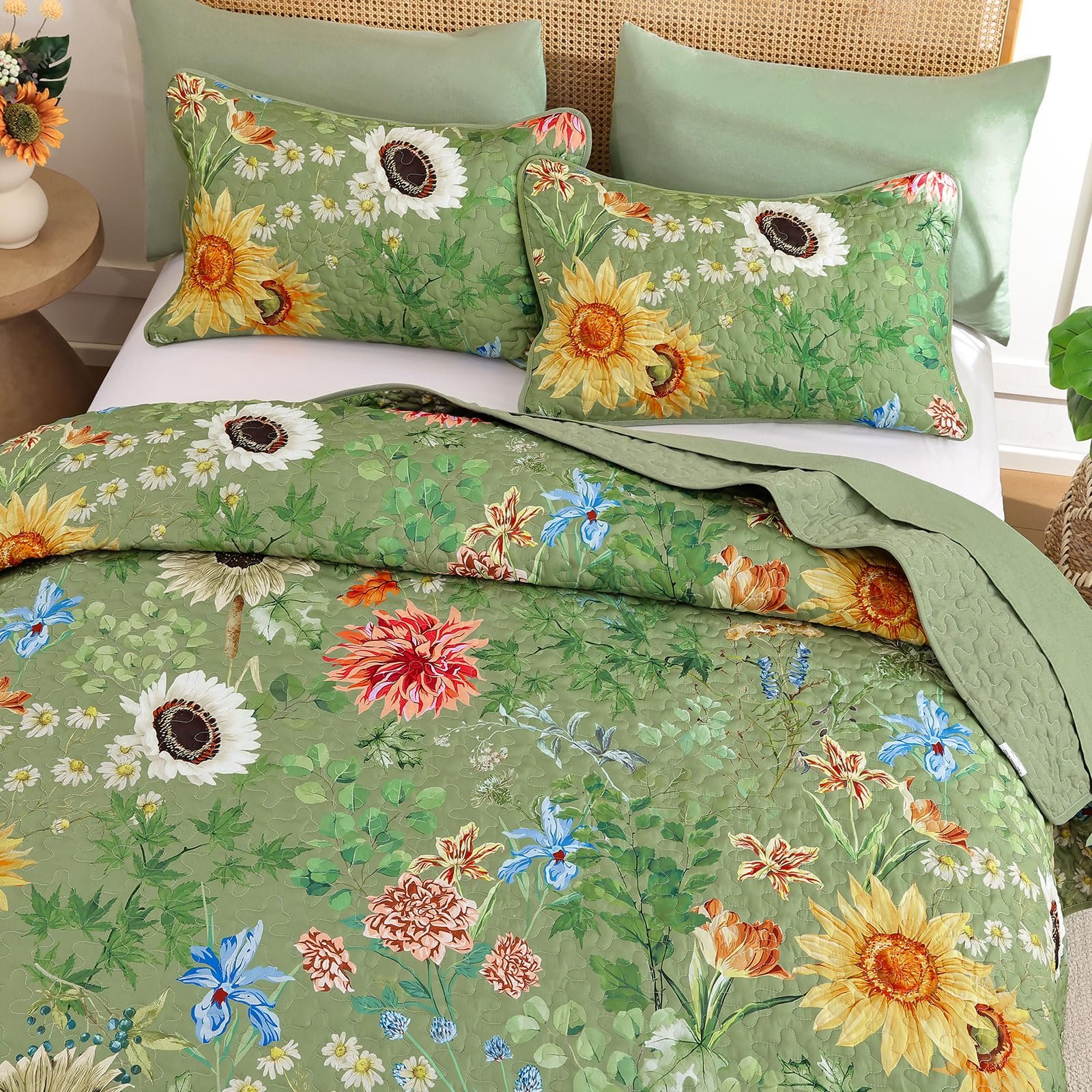 FlashBin Sunflower Quilt Set XR10AC082031AF-J - Image 3