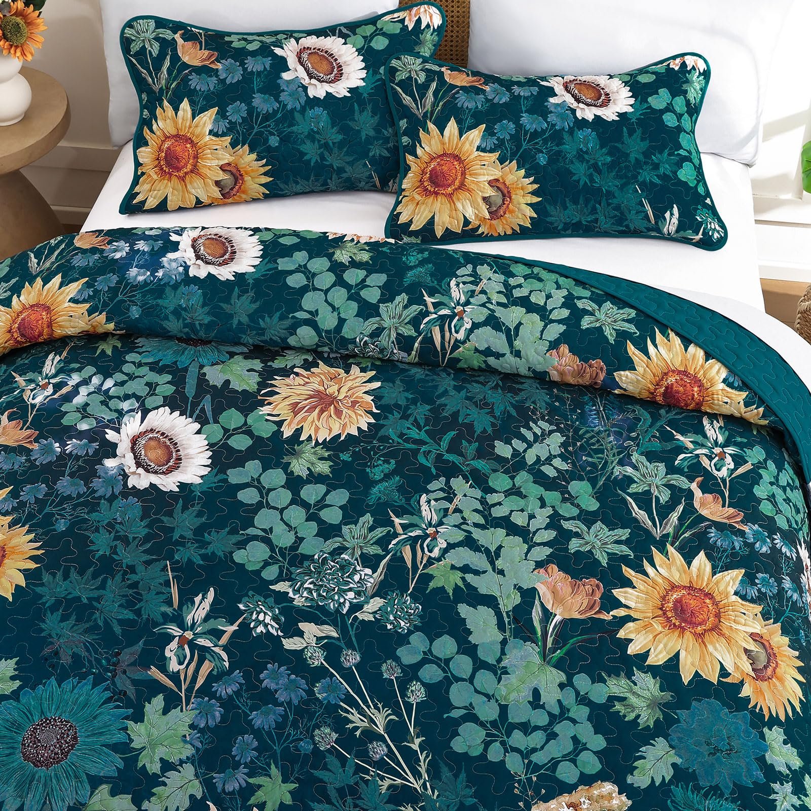 FlashBin Sunflower Quilt Set XR10AC082032K3U-J - Image 3